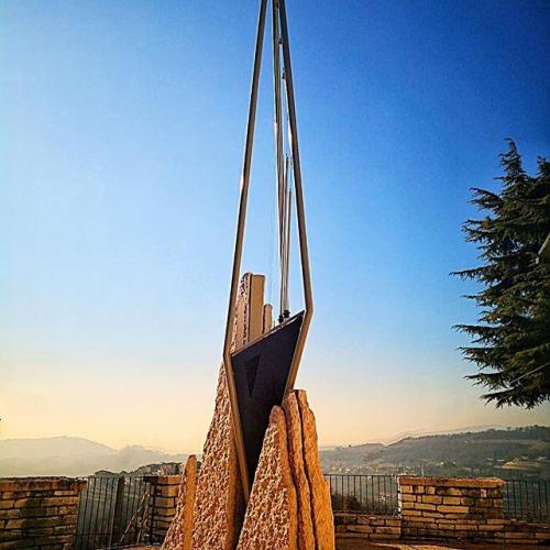 Arpa Eolica al tramonto