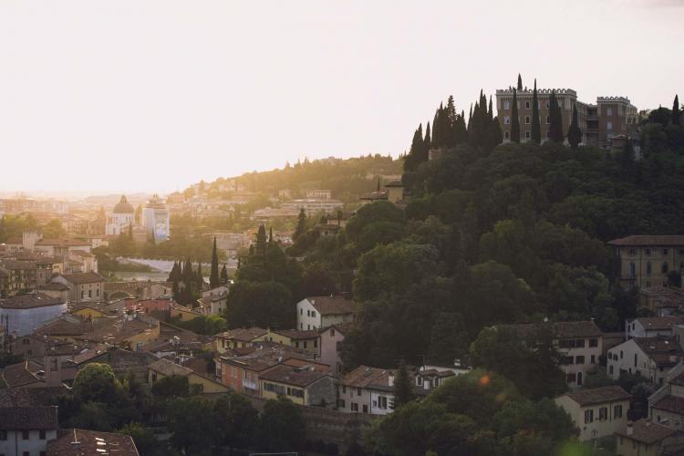 Castel San Pietro al tramonto