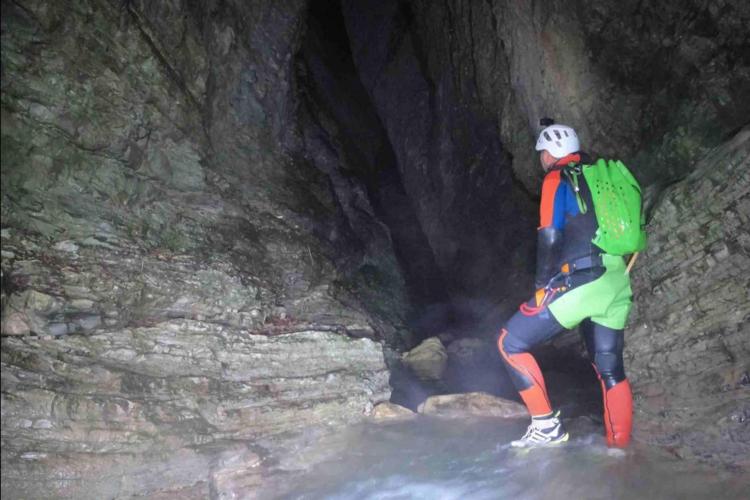 canyoning in notturna