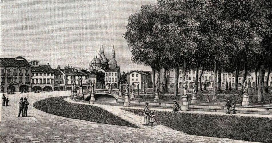 Prato della Valle ieri