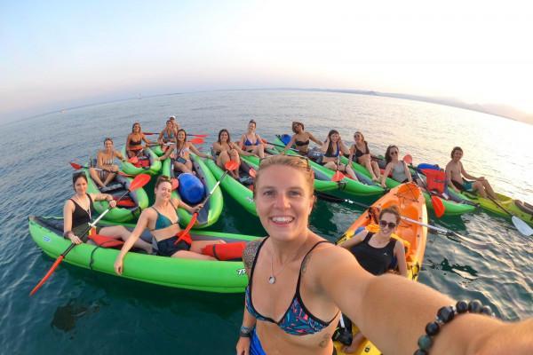 Tour giornaliero in canoa da Garda a Punta San Vig