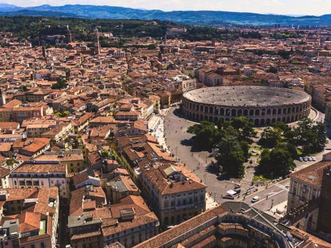 Piazza Bra and the Arena