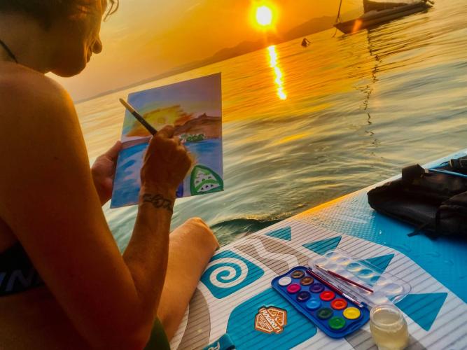 Sup Art Yoga Experience Lake Garda