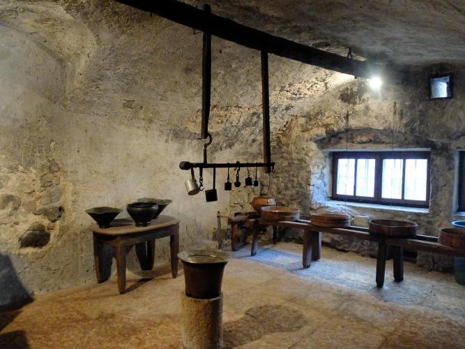 Interno del baito